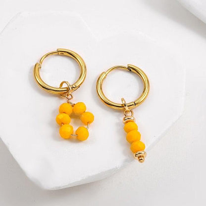 Boho Handmade Natural Stone Bead Earrings Earrings - The Burner Shop