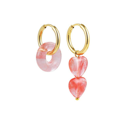 Boho Handmade Natural Stone Bead Earrings Earrings - The Burner Shop