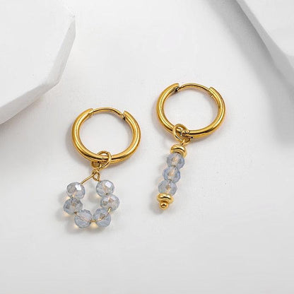 Boho Handmade Natural Stone Bead Earrings Earrings - The Burner Shop