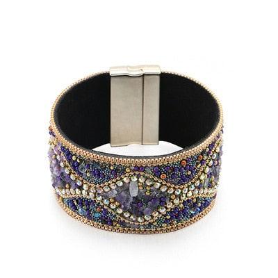Boho Handmade Rhinestone Bracelet Bracelets - The Burner Shop