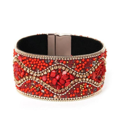 Boho Handmade Rhinestone Bracelet Bracelets - The Burner Shop