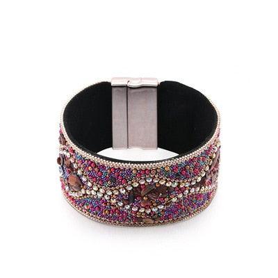 Boho Handmade Rhinestone Bracelet Bracelets - The Burner Shop