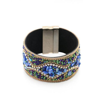 Boho Handmade Rhinestone Bracelet Bracelets - The Burner Shop