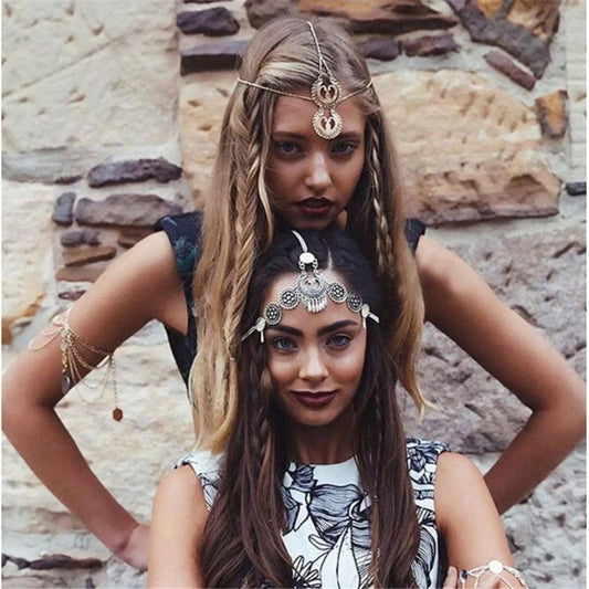 Boho Headpiece Charming Chain Head Accessory Headpiece - The Burner Shop