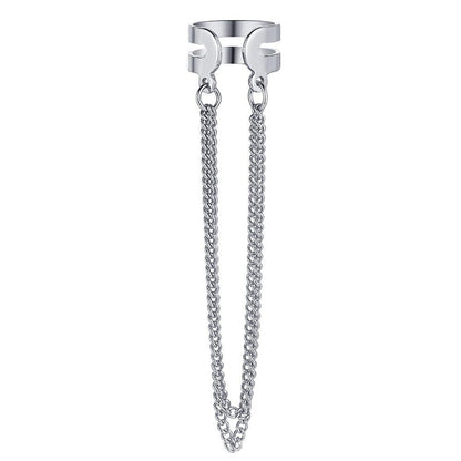Boho Multilayer Long Tassel Ear Cuff Earrings - The Burner Shop