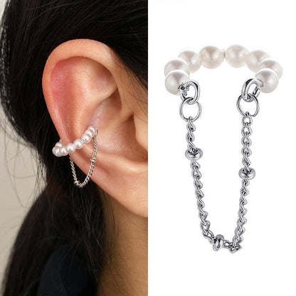 Boho Multilayer Long Tassel Ear Cuff Earrings - The Burner Shop