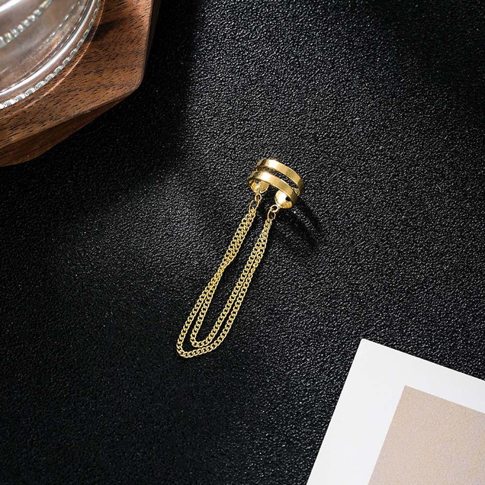 Boho Multilayer Long Tassel Ear Cuff Earrings - The Burner Shop