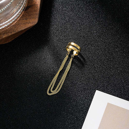 Boho Multilayer Long Tassel Ear Cuff Earrings - The Burner Shop