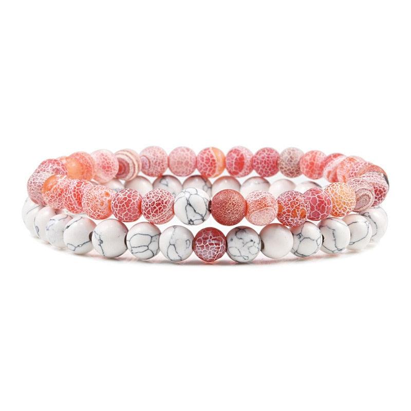 Boho Natural Lava Stone Beaded Bracelets Bracelets - The Burner Shop