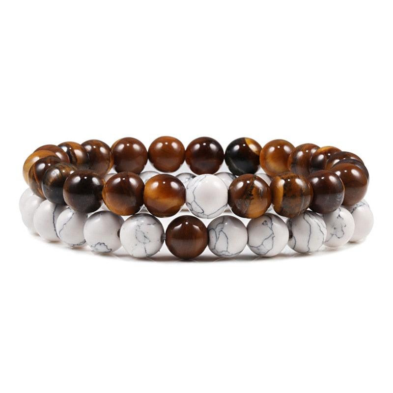 Boho Natural Lava Stone Beaded Bracelets Bracelets - The Burner Shop