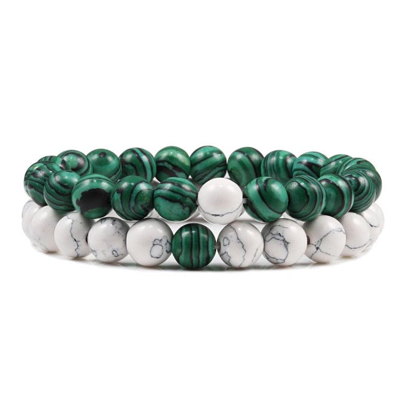 Boho Natural Lava Stone Beaded Bracelets Bracelets - The Burner Shop