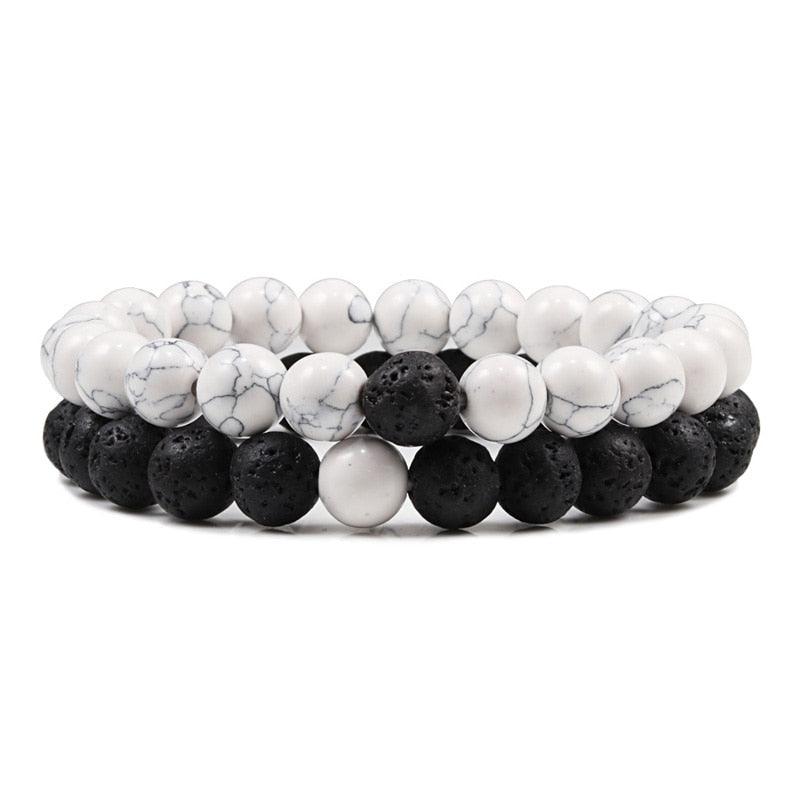 Boho Natural Lava Stone Beaded Bracelets Bracelets - The Burner Shop