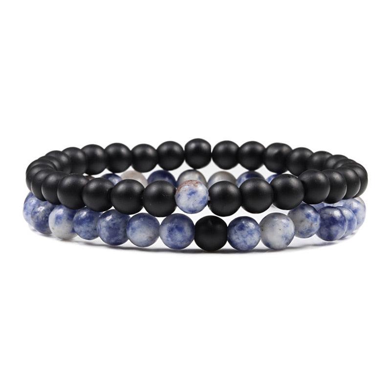 Boho Natural Lava Stone Beaded Bracelets Bracelets - The Burner Shop
