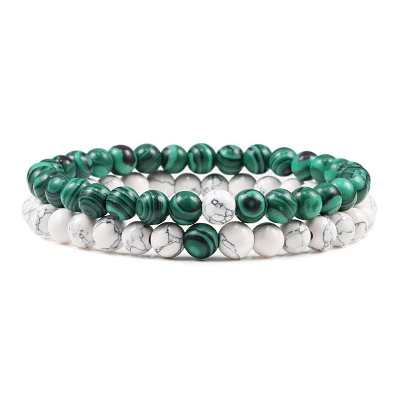 Boho Natural Lava Stone Beaded Bracelets Bracelets - The Burner Shop