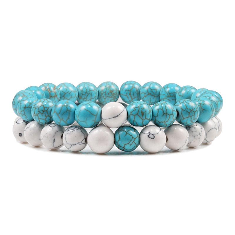 Boho Natural Lava Stone Beaded Bracelets Bracelets - The Burner Shop