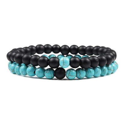 Boho Natural Lava Stone Beaded Bracelets Bracelets - The Burner Shop