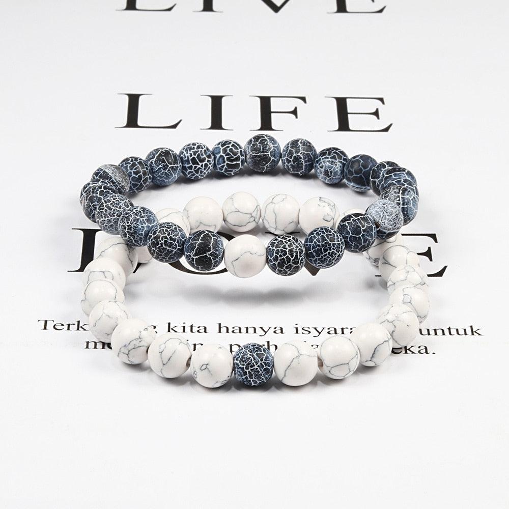 Boho Natural Lava Stone Beaded Bracelets Bracelets - The Burner Shop