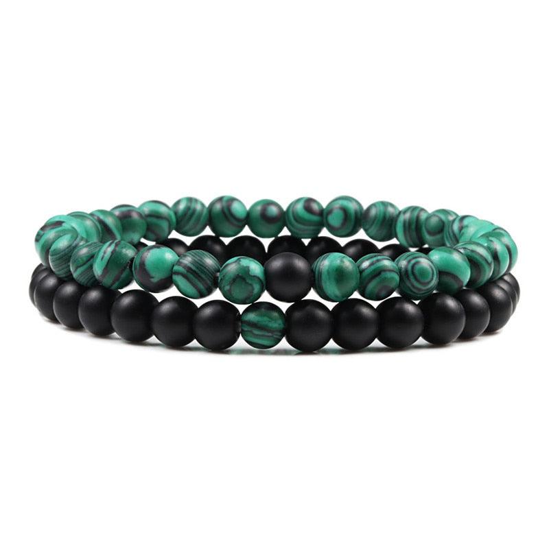 Boho Natural Lava Stone Beaded Bracelets Bracelets - The Burner Shop