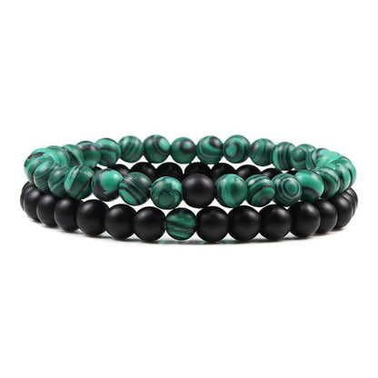 Boho Natural Lava Stone Beaded Bracelets Bracelets - The Burner Shop