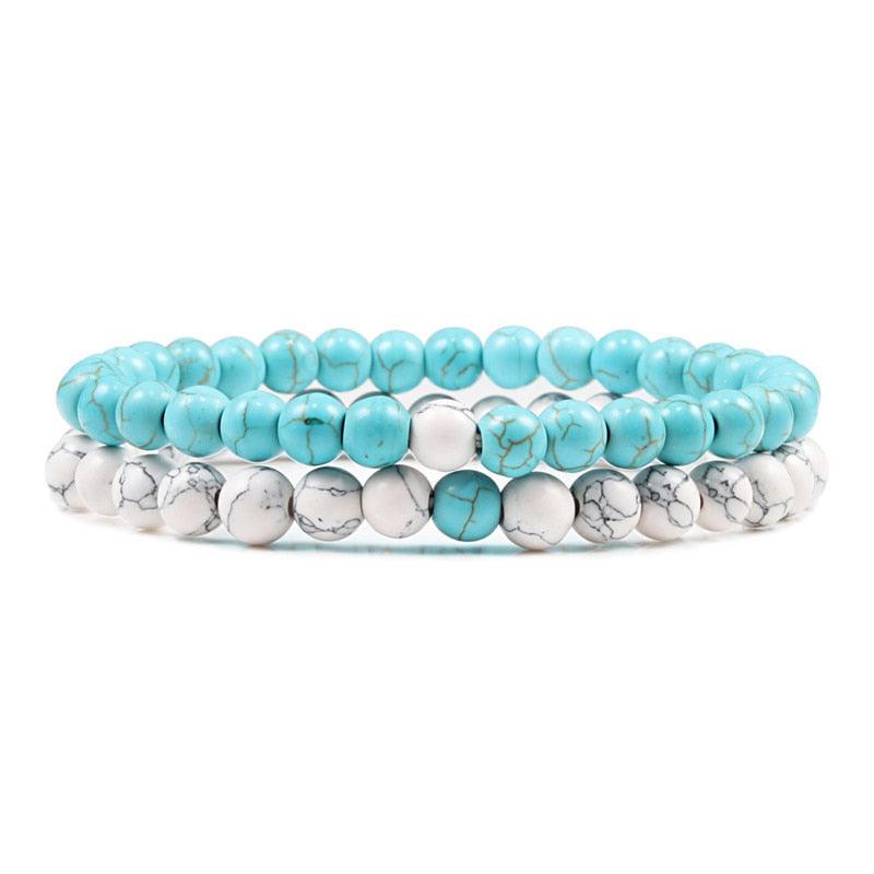Boho Natural Lava Stone Beaded Bracelets Bracelets - The Burner Shop