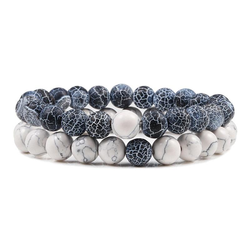 Boho Natural Lava Stone Beaded Bracelets Bracelets - The Burner Shop