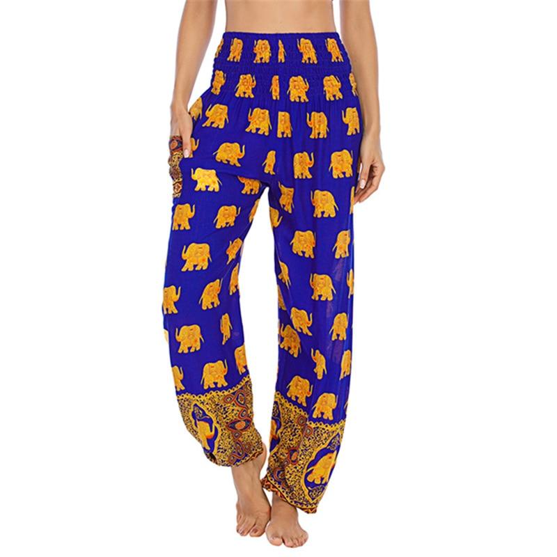 Boho Printed Harem Pants pants - The Burner Shop