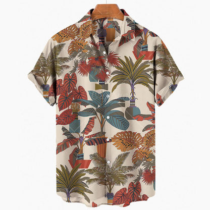 Boho Retro Hawaiian Shirt Shirts - The Burner Shop