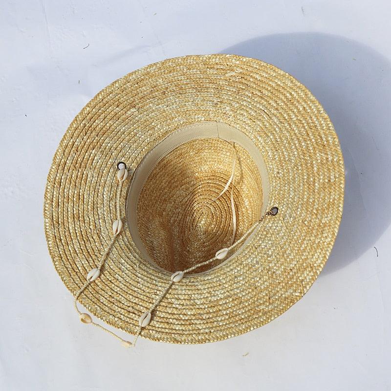 Boho Seashells Beaded Chain Hat Hats - The Burner Shop
