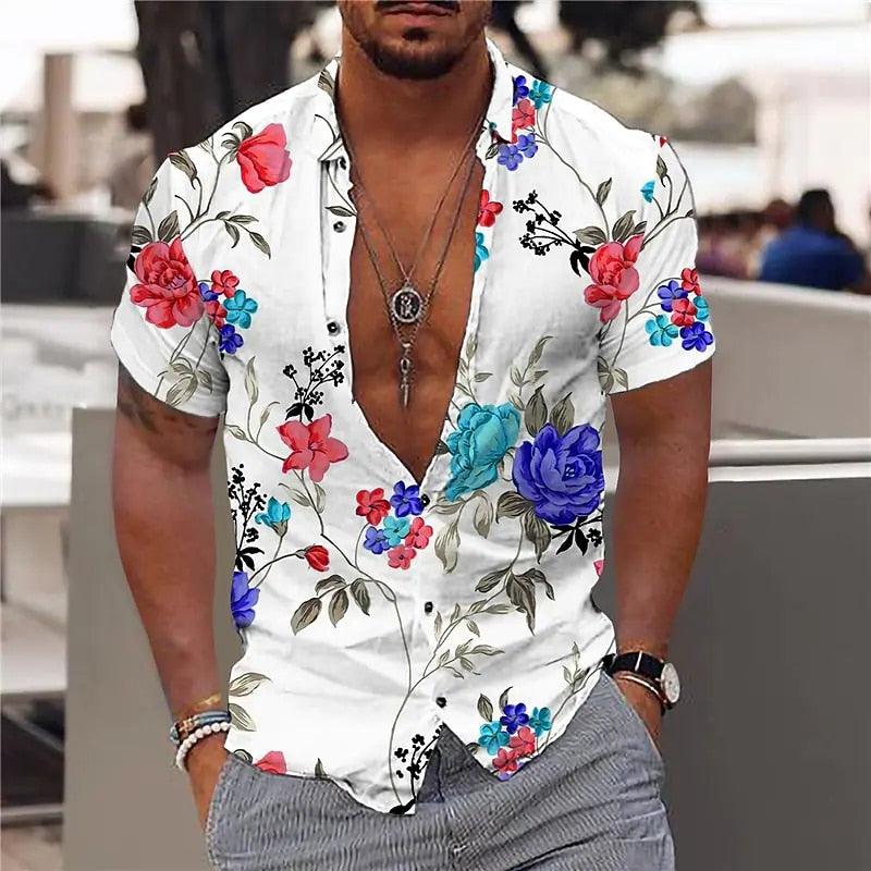 Boho Tropical Pattern Shirts Shirts - The Burner Shop