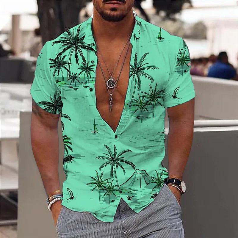 Boho Tropical Pattern Shirts Shirts - The Burner Shop