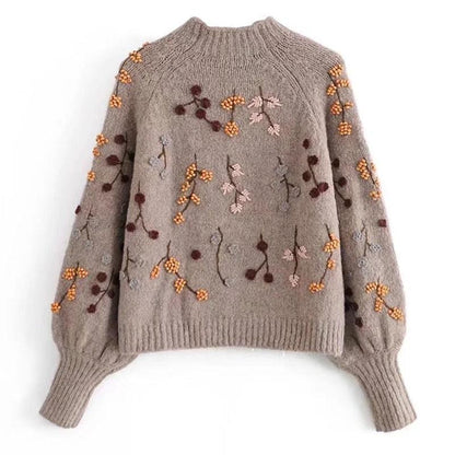 Boho Vintage Chic Knitted Sweater Sweaters - The Burner Shop
