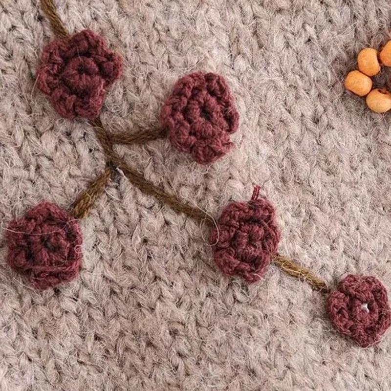 Boho Vintage Chic Knitted Sweater Sweaters - The Burner Shop