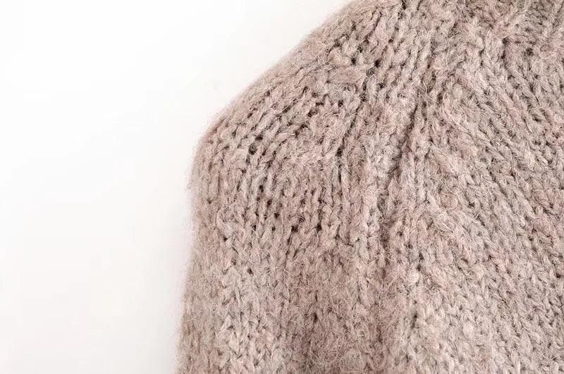 Boho Vintage Chic Knitted Sweater Sweaters - The Burner Shop