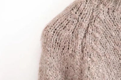 Boho Vintage Chic Knitted Sweater Sweaters - The Burner Shop
