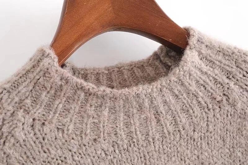 Boho Vintage Chic Knitted Sweater Sweaters - The Burner Shop