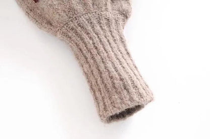 Boho Vintage Chic Knitted Sweater Sweaters - The Burner Shop