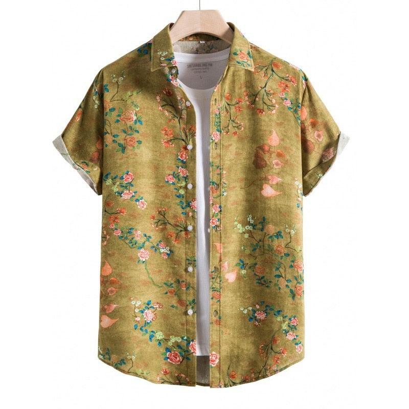 Boho Vintage Printed Shirts Shirts - The Burner Shop