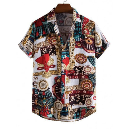 Boho Vintage Printed Shirts Shirts - The Burner Shop