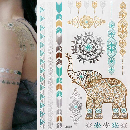 Boho Waterproof Tattoo Tattoos - The Burner Shop