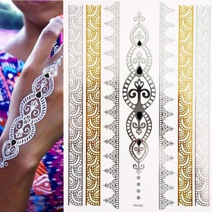 Boho Waterproof Tattoo Tattoos - The Burner Shop