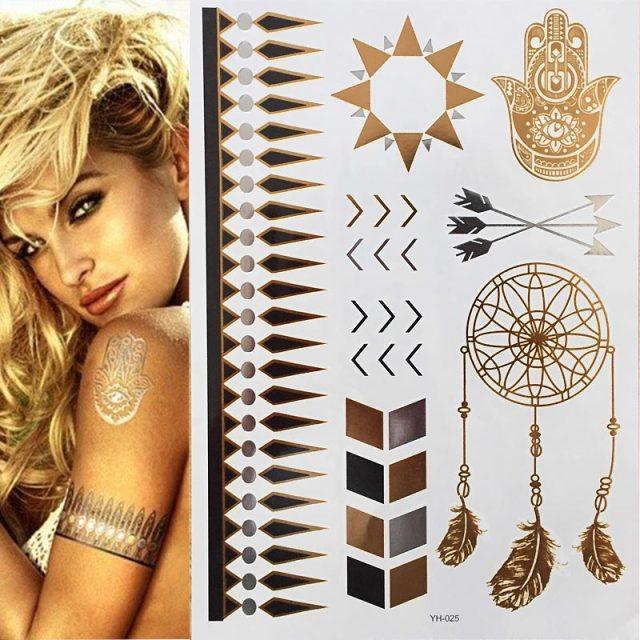 Boho Waterproof Tattoo Tattoos - The Burner Shop