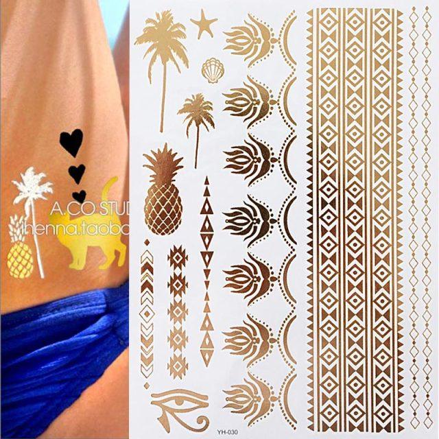 Boho Waterproof Tattoo Tattoos - The Burner Shop