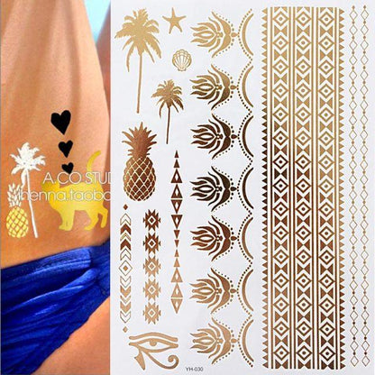 Boho Waterproof Tattoo Tattoos - The Burner Shop