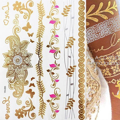 Boho Waterproof Tattoo Tattoos - The Burner Shop