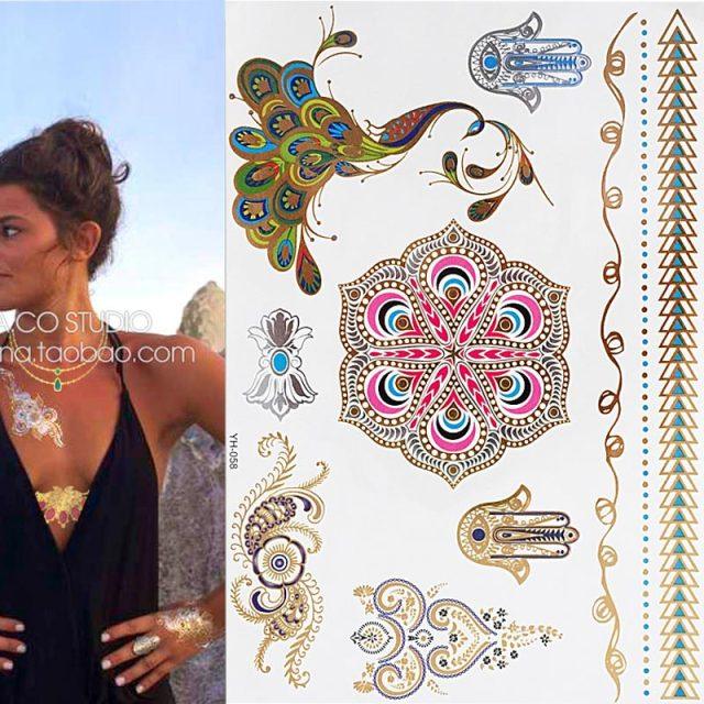 Boho Waterproof Tattoo Tattoos - The Burner Shop