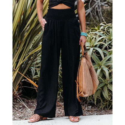 Boho Wide Leg Cotton Pants Pants - The Burner Shop