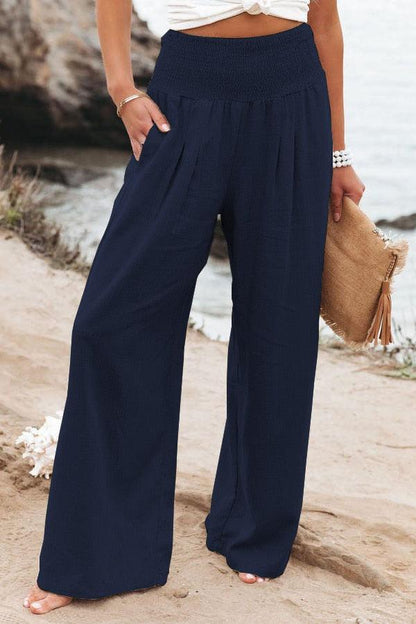 Boho Wide Leg Cotton Pants Pants - The Burner Shop