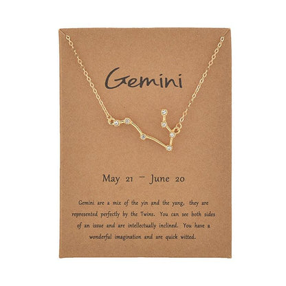 Boho Zodiac Sign Necklaces Necklaces - The Burner Shop