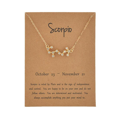 Boho Zodiac Sign Necklaces Necklaces - The Burner Shop