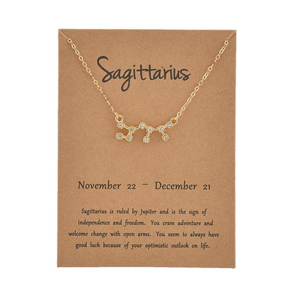 Boho Zodiac Sign Necklaces Necklaces - The Burner Shop